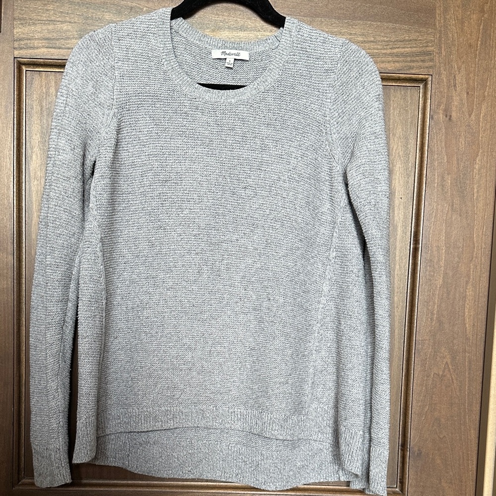 Madewell Gray Knit Sweater
